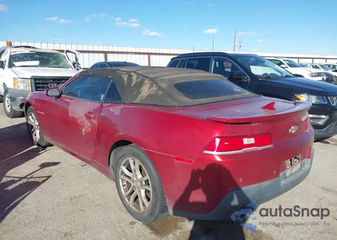 2015 Chevrolet Camaro 1Lt из США, поврежденный, VIN 2G1FD3D34F9283143